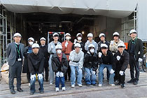 活きた教材からの実践的な学び～玉川大学複合スポーツ施設「SANITAS」工事現場見学会レポート～